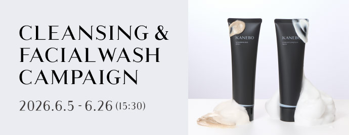 公式オンラインショップ限定 CLEANSING & WASH CAMPAIGN 2026.6.5~6.26